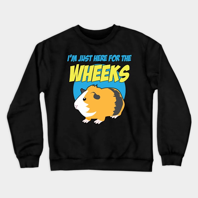 Wheek Squad Gift for Guinea Pig Lovers Cute Guinea Pig Crewneck Sweatshirt by Riffize